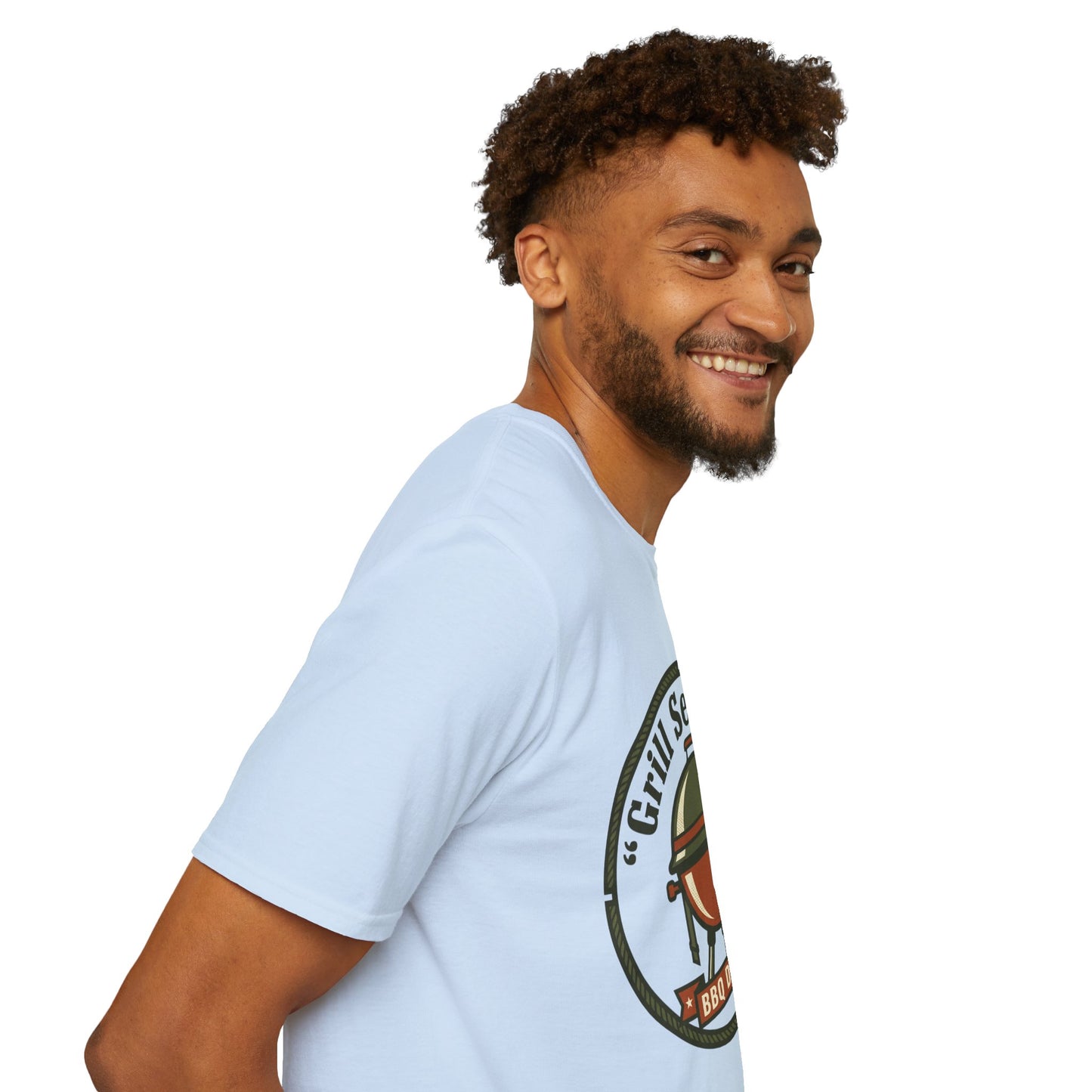 Grill Sergeant BBQ Division T-Shirt — Funny BBQ Grill master Tee