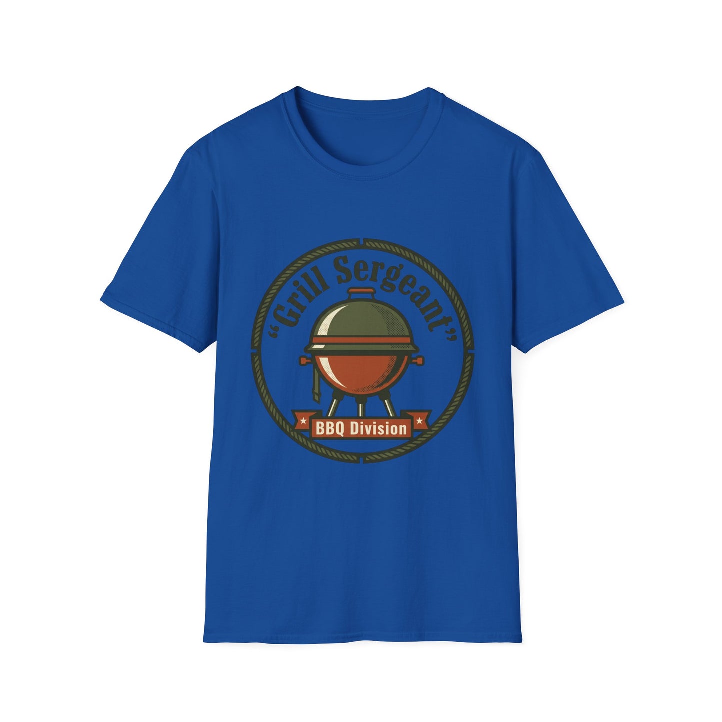 Grill Sergeant BBQ Division T-Shirt — Funny BBQ Grill master Tee