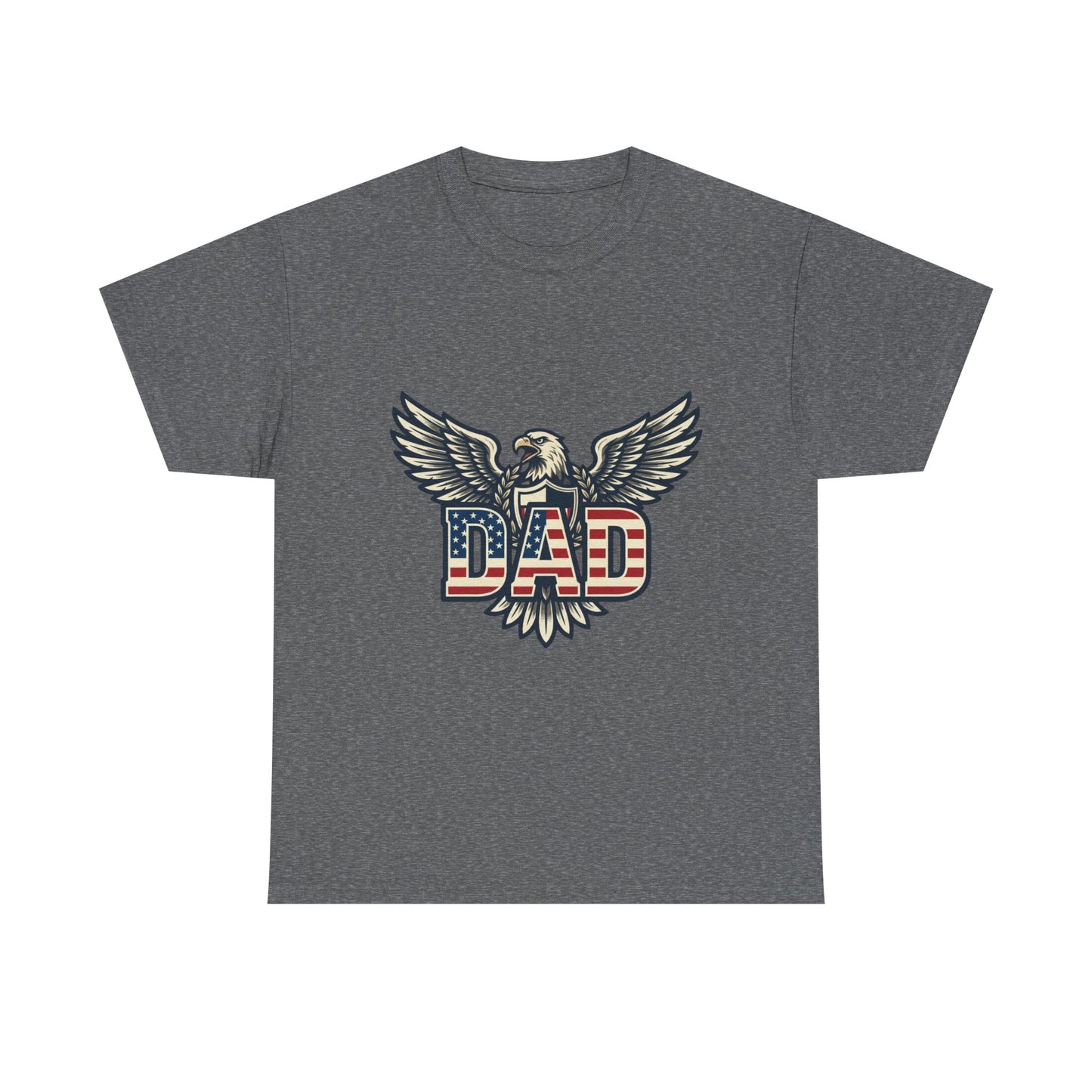 Patriotic Eagle DAD T-Shirt | American Flag Dad Tee