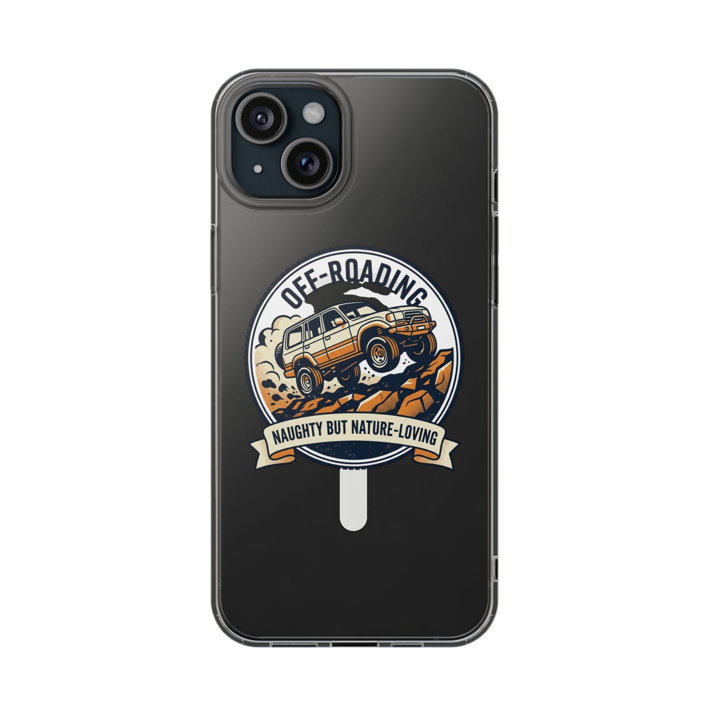 Off-Roading Adventure Jeep Phone Case | Magnetic Clear Impact-Resistant Case