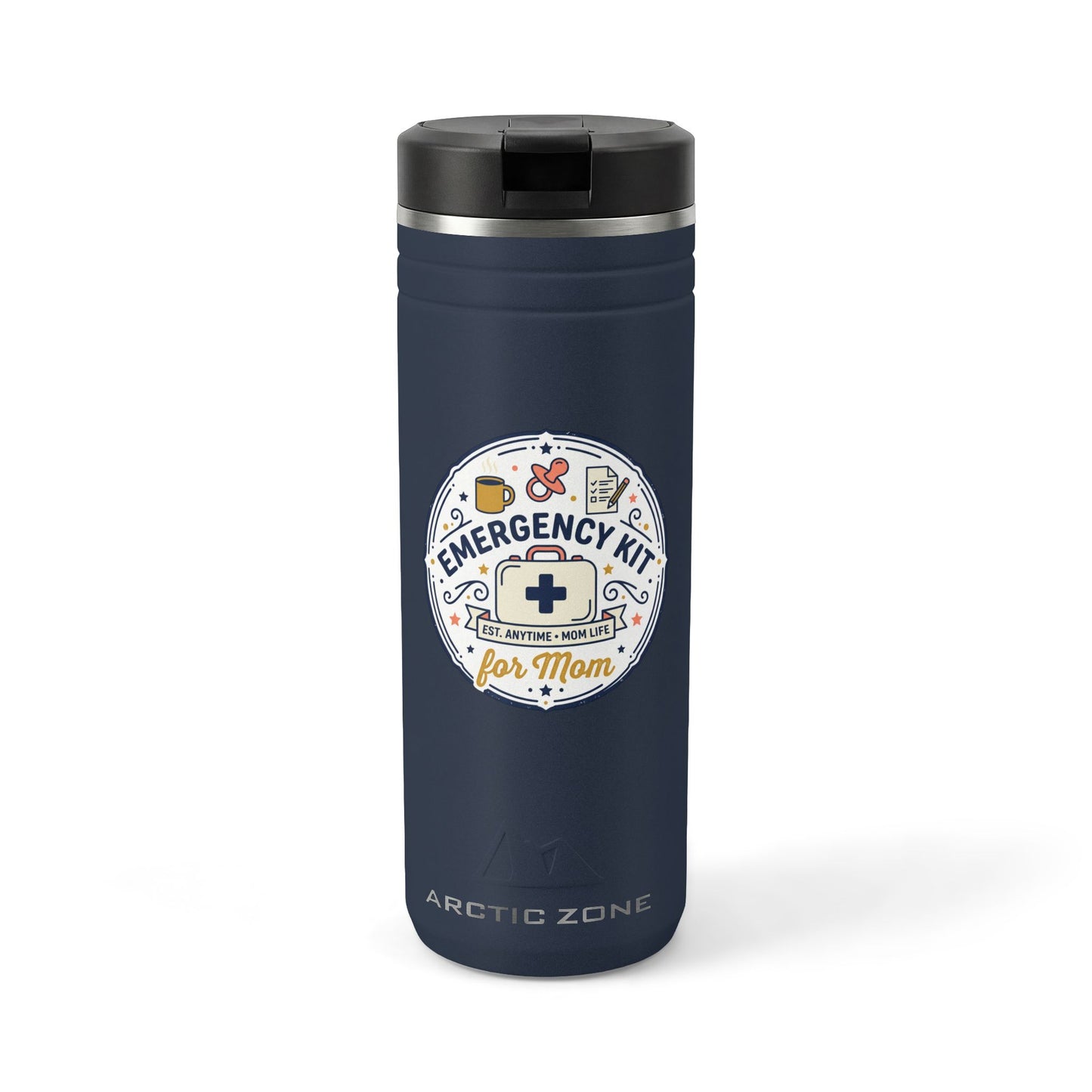 Emergency Kit for Mom Tumbler | 24oz Stainless Straw Tumbler