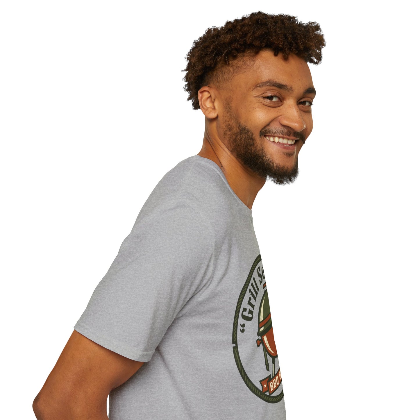 Grill Sergeant BBQ Division T-Shirt — Funny BBQ Grill master Tee