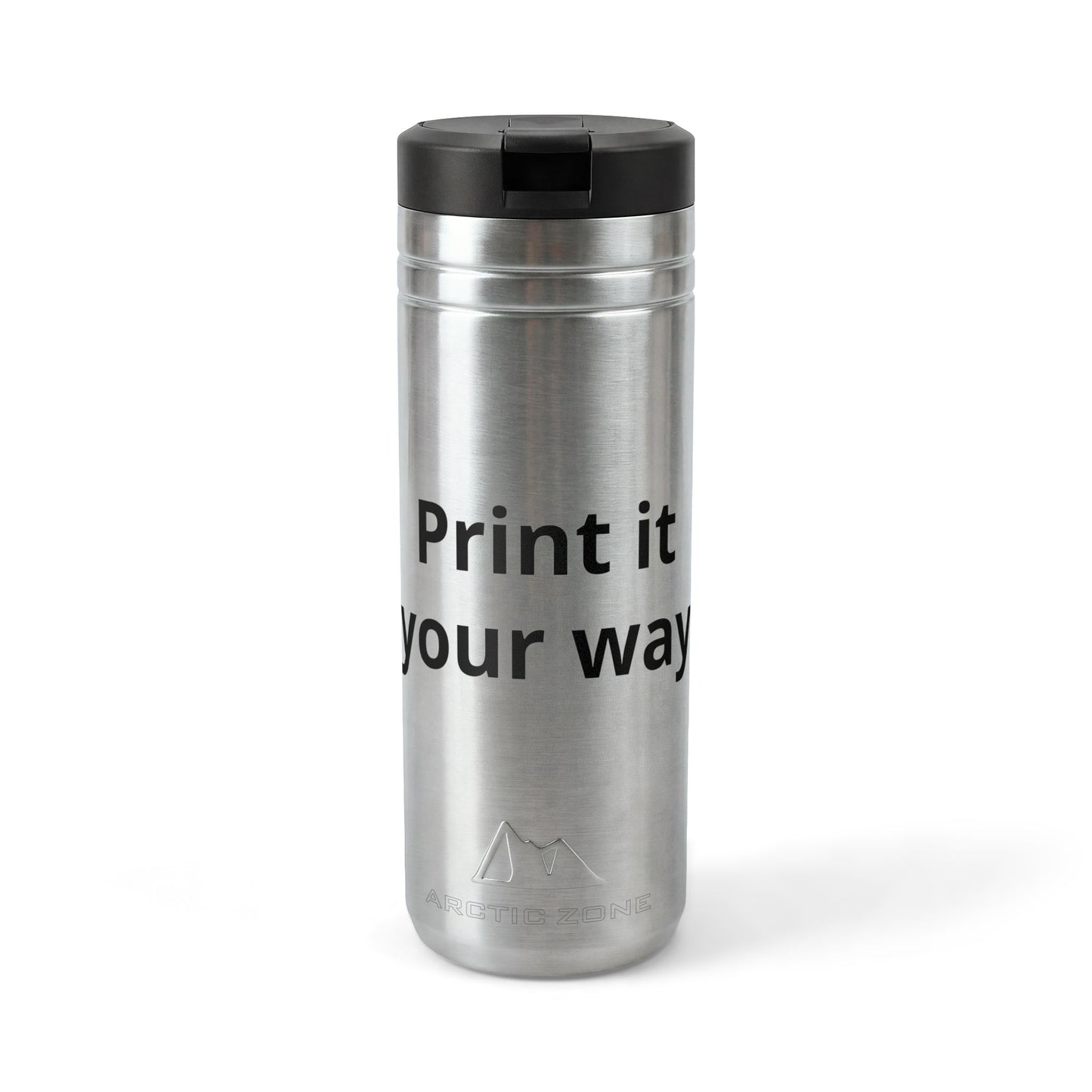 Custom Text Stainless Steel Tumbler 24oz | Insulated Travel Bottle