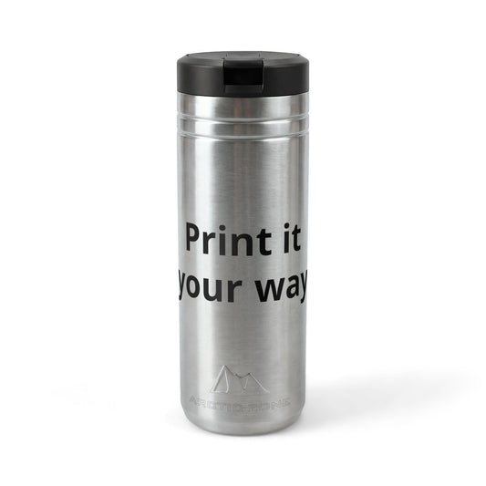 Custom Text Stainless Steel Tumbler 24oz | Insulated Travel Bottle