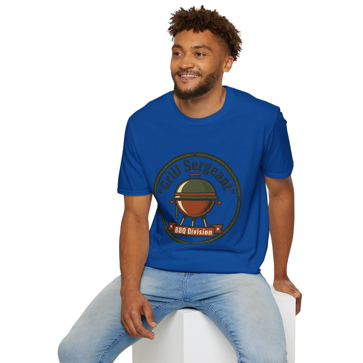 Grill Sergeant BBQ Division T-Shirt — Funny BBQ Grill master Tee