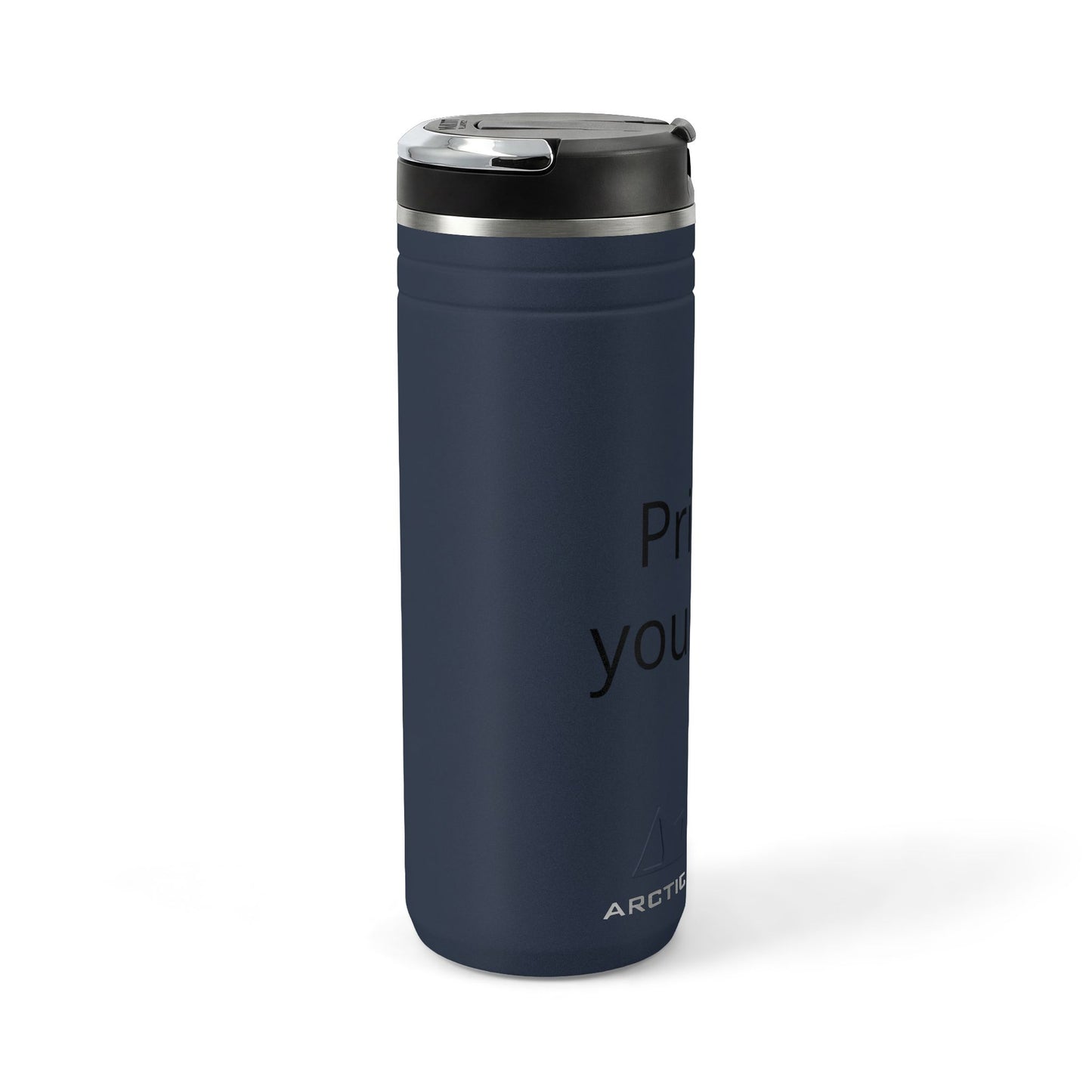 Custom Text Stainless Steel Tumbler 24oz | Insulated Travel Bottle