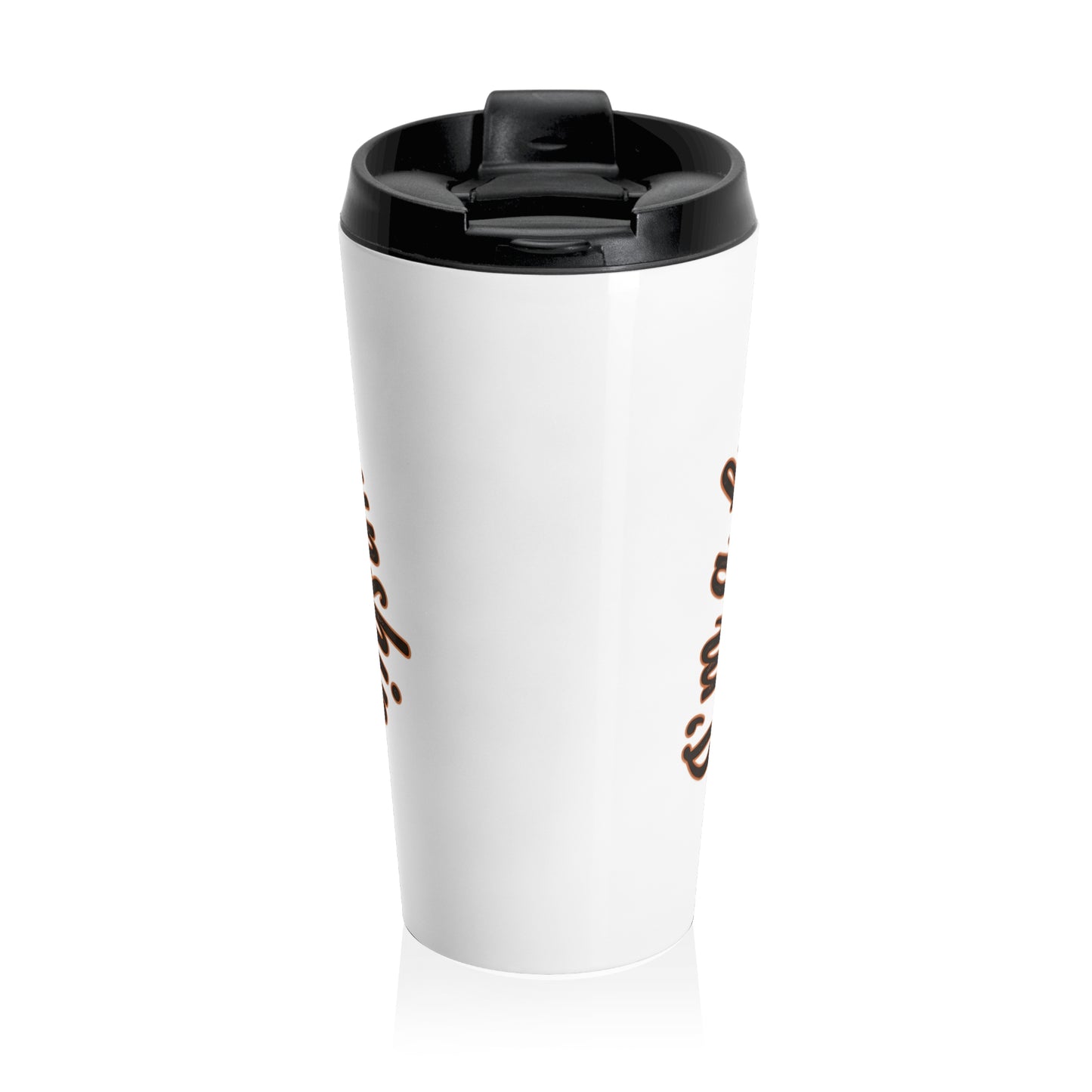 Smiling Sun Stainless Steel Travel Mug – Morning Rays of Joy Insulated Tumbler