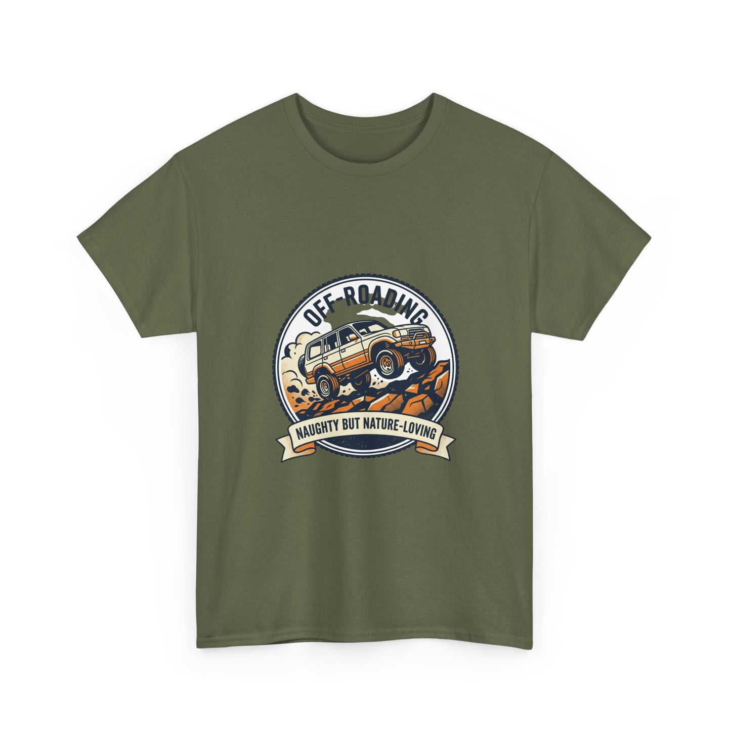 Off-Roading Vintage Jeep T-Shirt | Naughty But Nature-Loving Graphic Tee