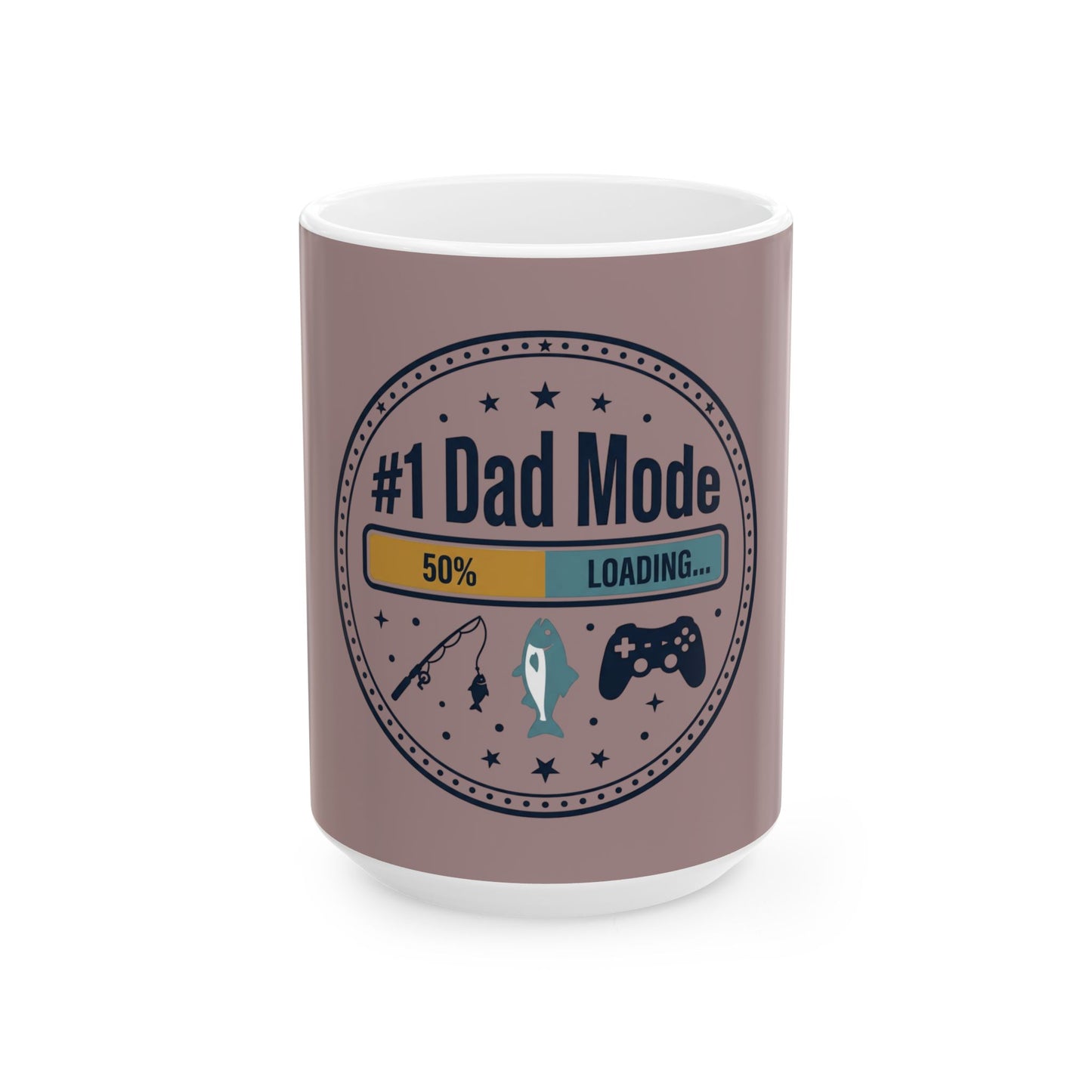 Fast Shipping in 3-5 business days to the US. #1 Dad Mode Loading Coffee Mug — Funny Father’s Day Ceramic Mug (11oz/15oz)