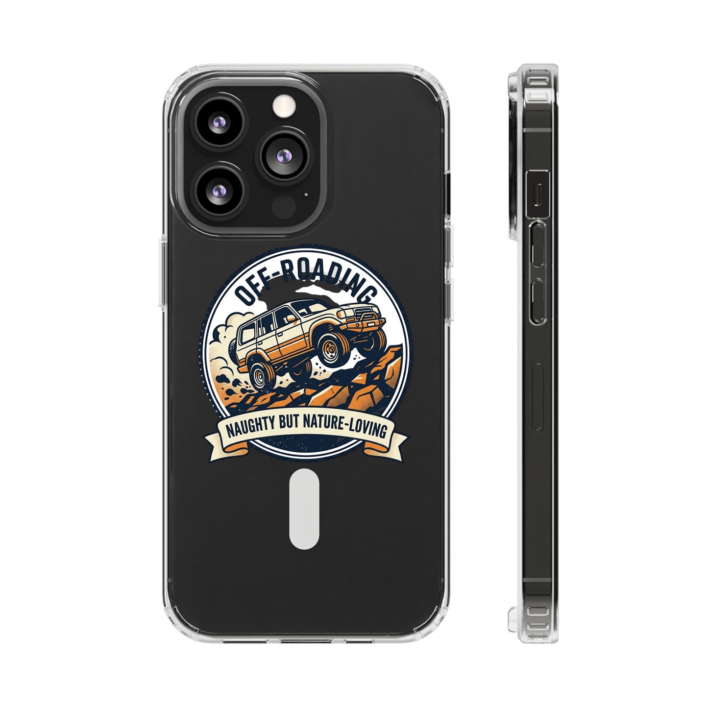 Off-Roading Adventure Jeep Phone Case | Magnetic Clear Impact-Resistant Case