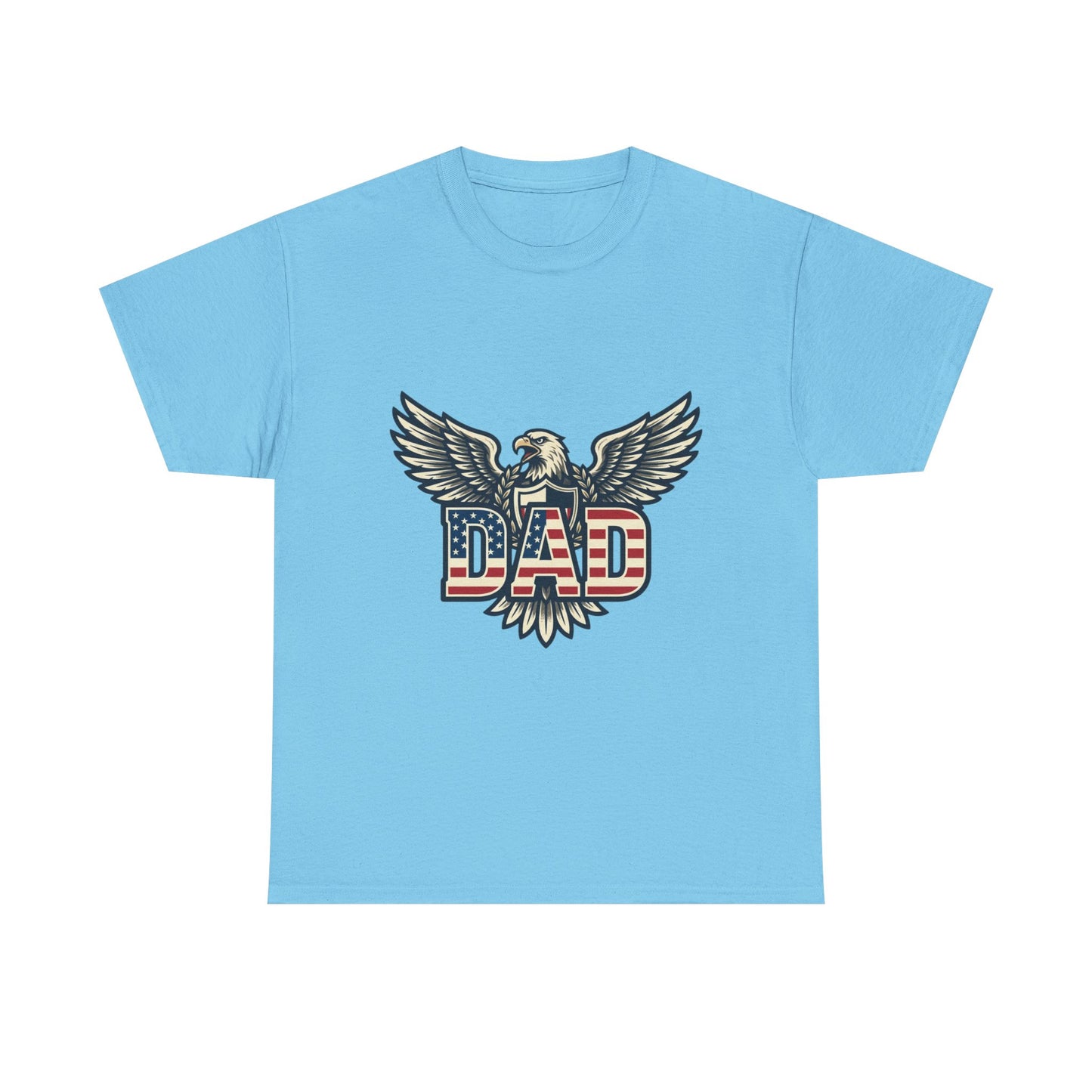 Patriotic Eagle DAD T-Shirt | American Flag Dad Tee