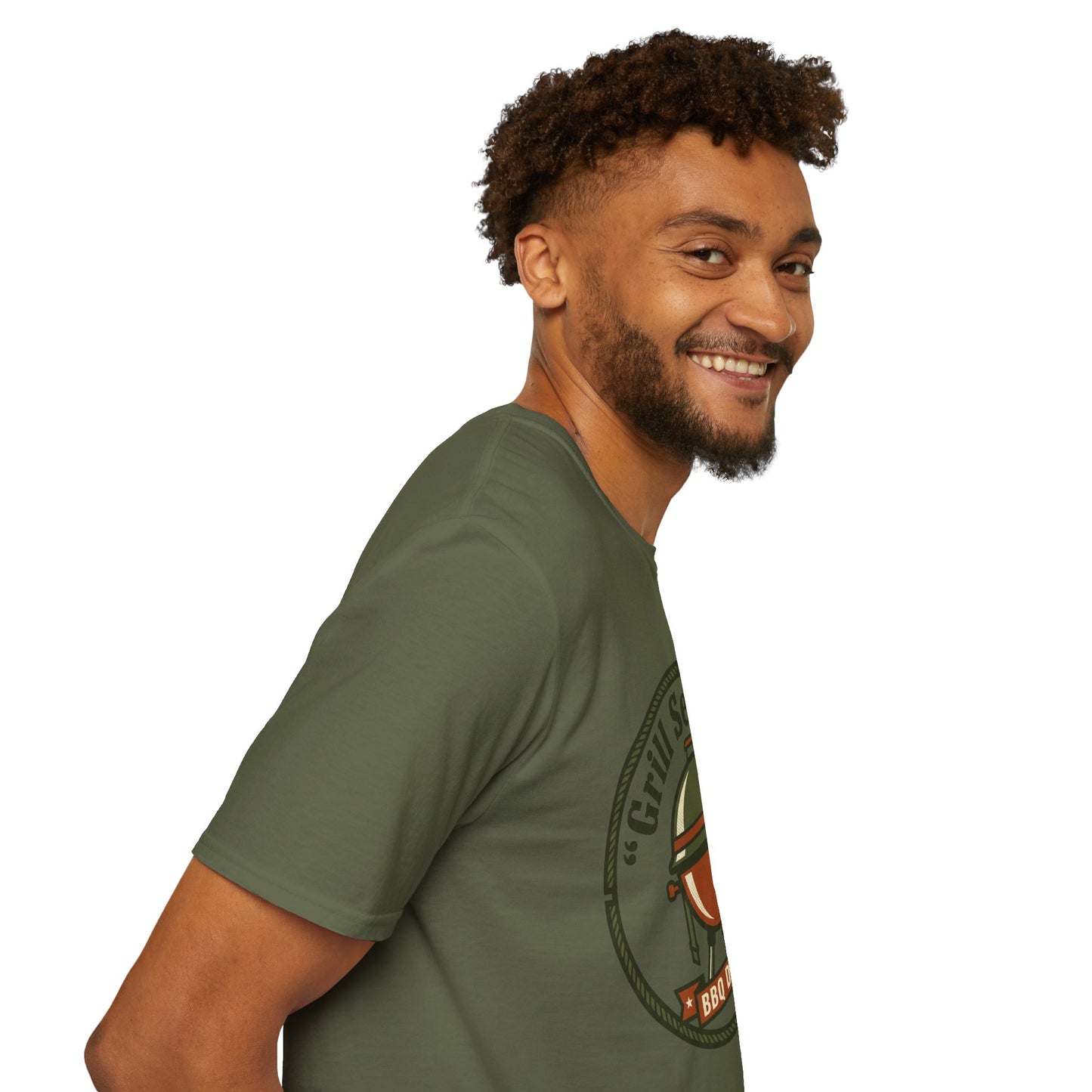 Grill Sergeant BBQ Division T-Shirt — Funny BBQ Grill master Tee