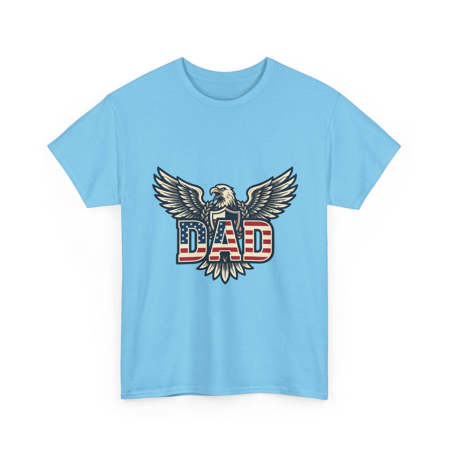 Patriotic Eagle DAD T-Shirt | American Flag Dad Tee