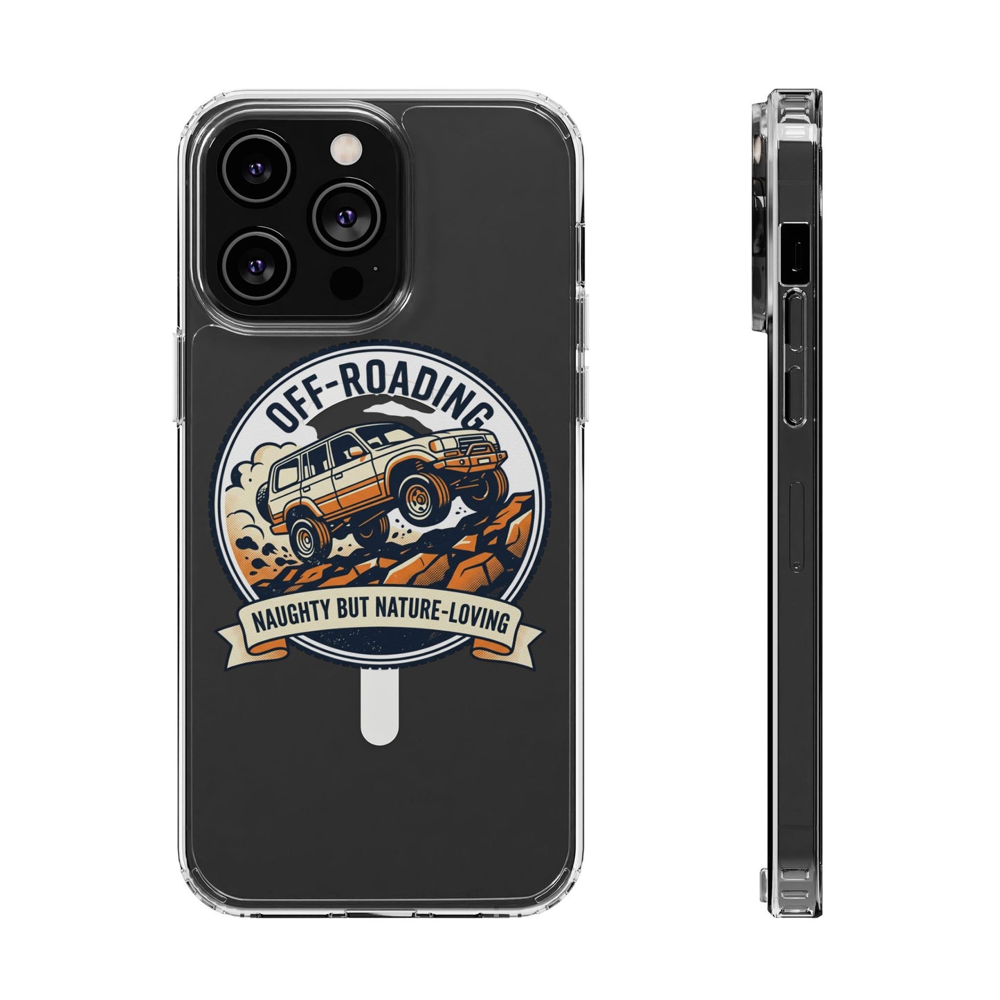 Off-Roading Adventure Jeep Phone Case | Magnetic Clear Impact-Resistant Case
