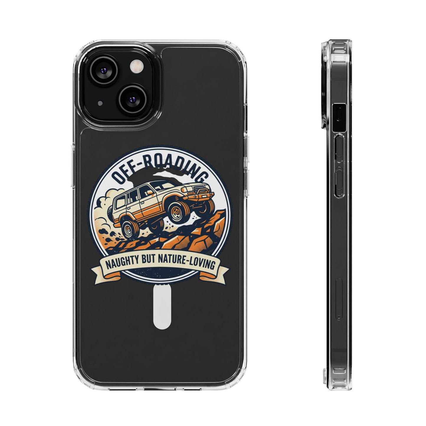 Off-Roading Adventure Jeep Phone Case | Magnetic Clear Impact-Resistant Case