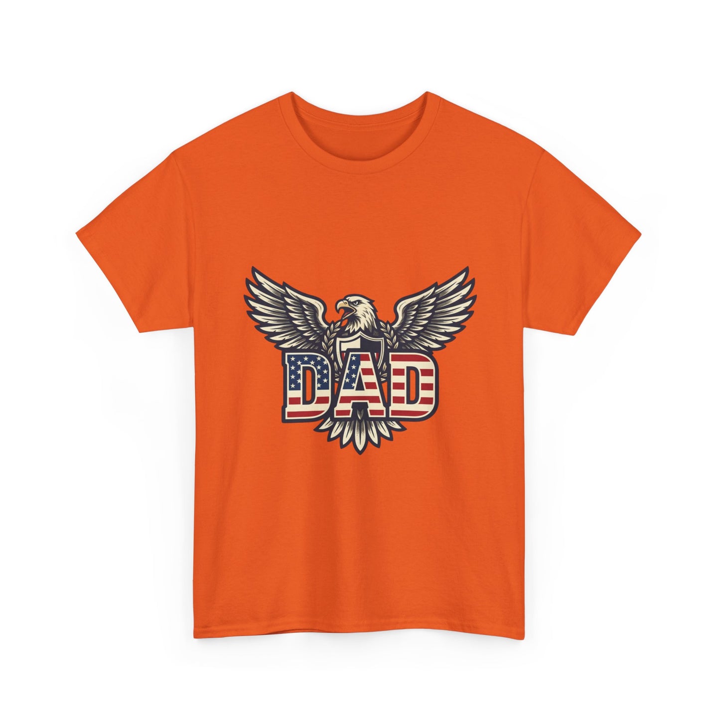 Patriotic Eagle DAD T-Shirt | American Flag Dad Tee