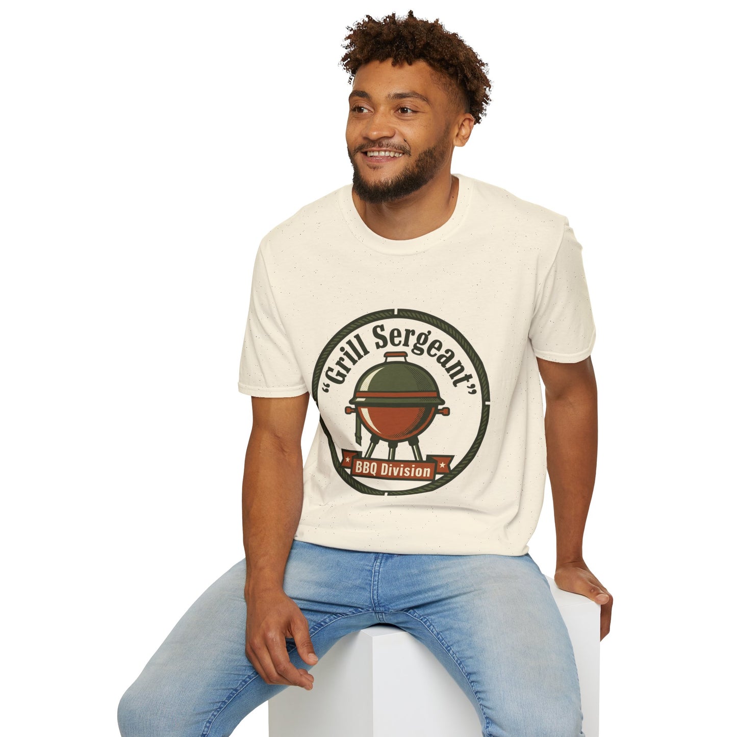 Grill Sergeant BBQ Division T-Shirt — Funny BBQ Grill master Tee